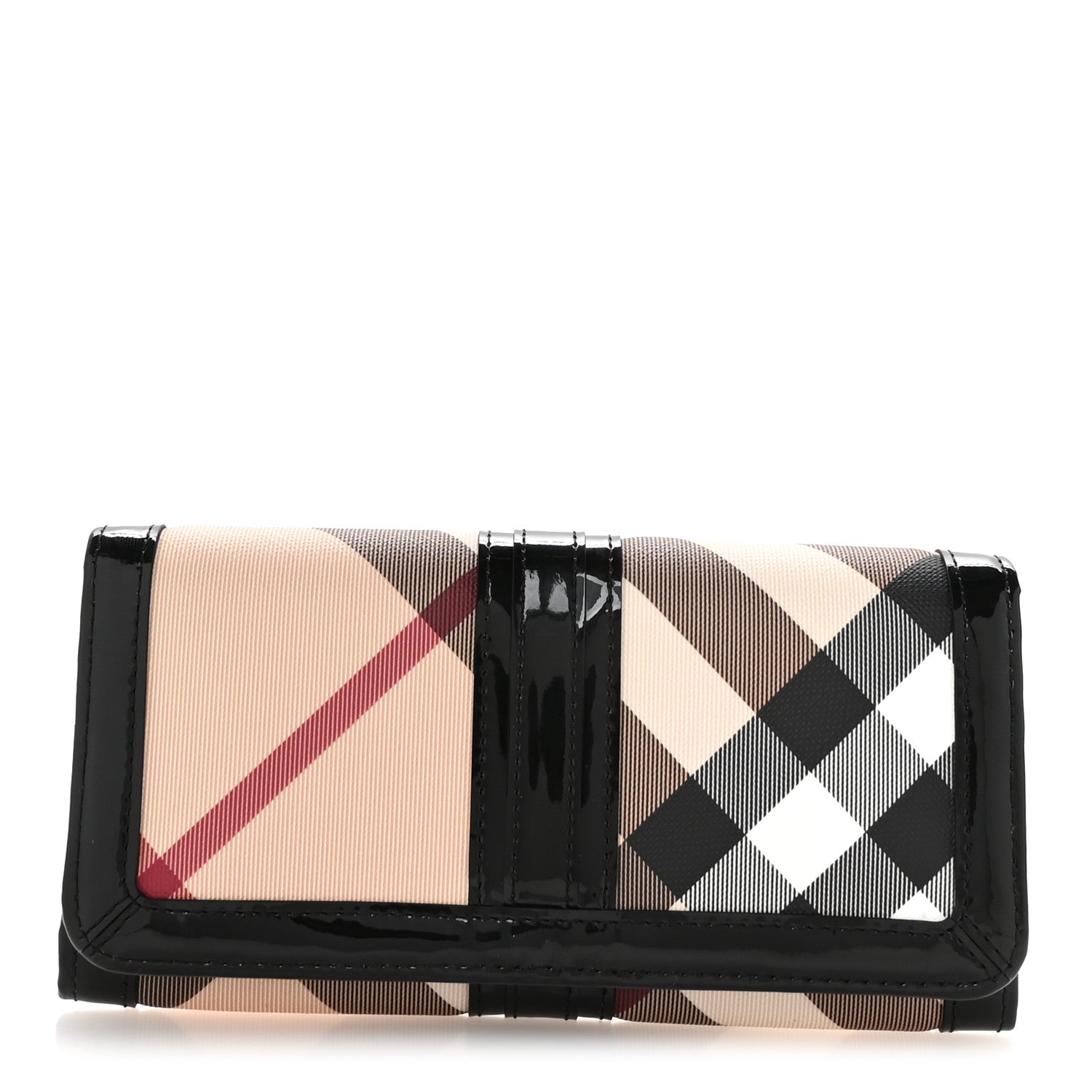 Burberry Nova Check Penrose Continental Wallet Black 1 of 8