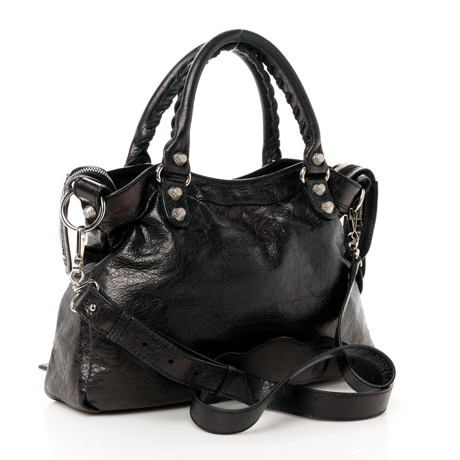 Balenciaga Agneau Giant 12 Silver Hardware Town Black 4 of 12