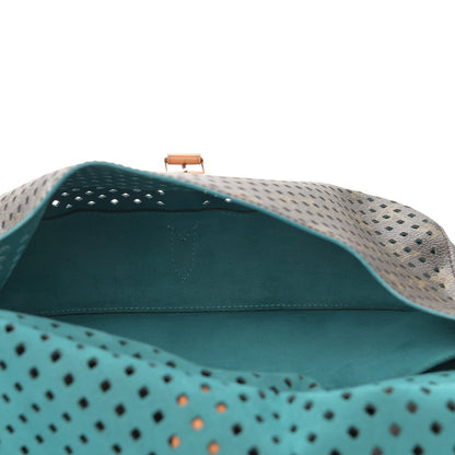 Louis Vuitton Monogram SC Flore Saumur Teal 5 of 11