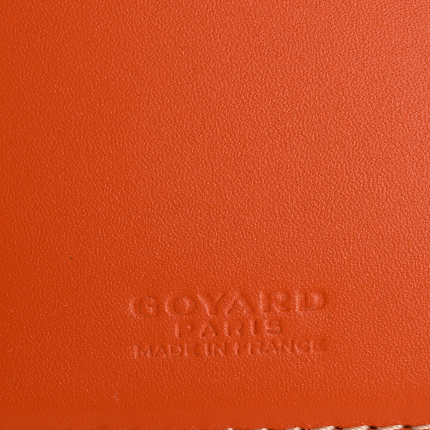 Goyardine Saint Pierre Card Holder Orange