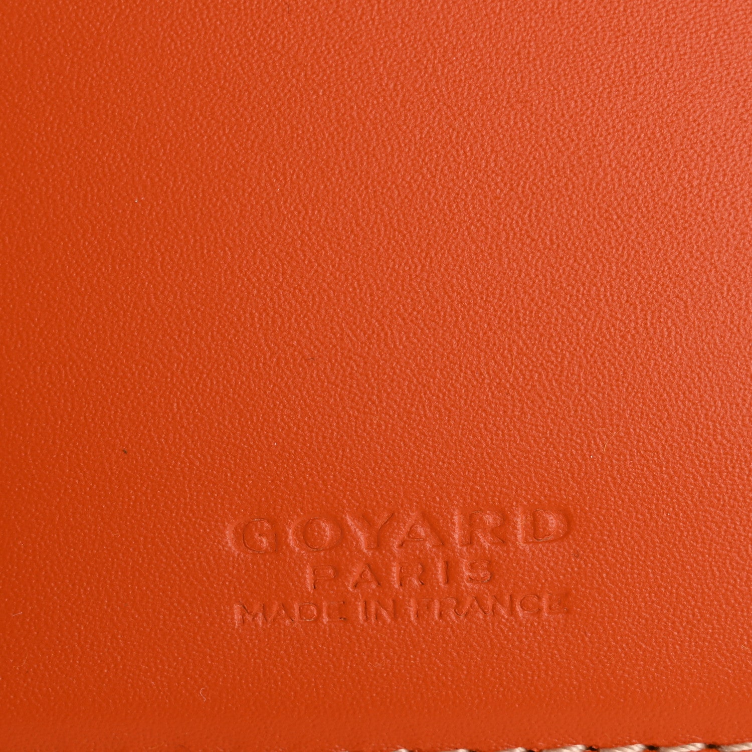 Goyard Goyardine Saint Pierre Card Holder Orange 6 of 11