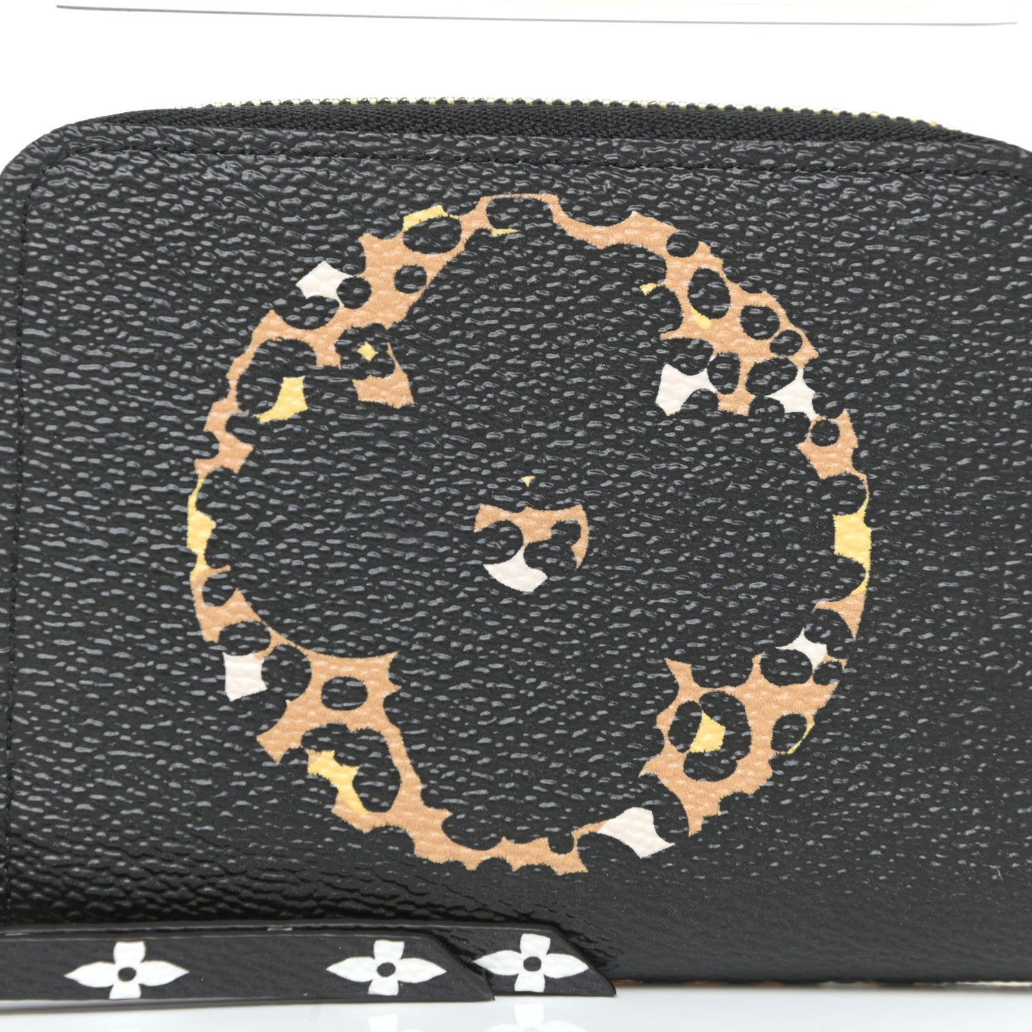 Monogram Giant Jungle Zippy Coin Purse Black