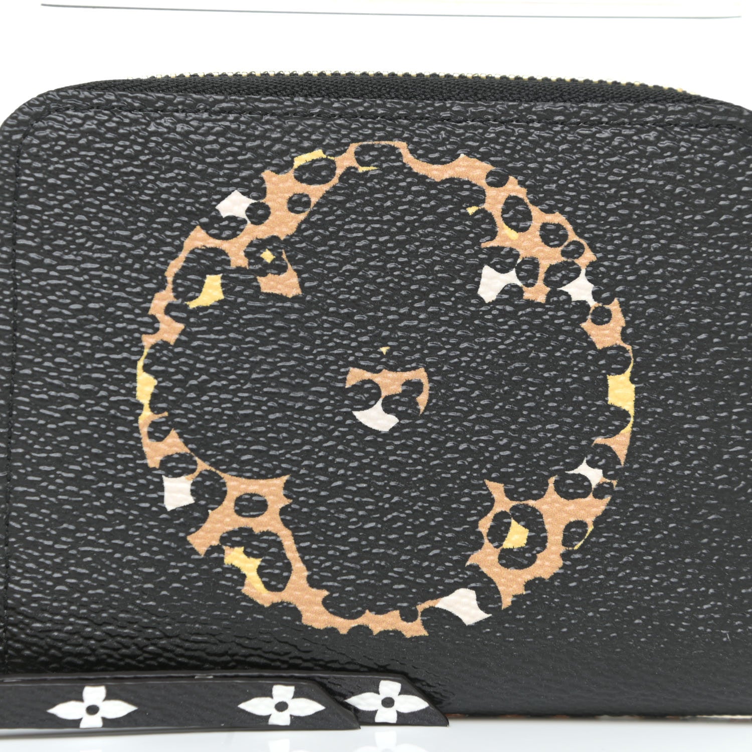 Louis Vuitton Monogram Giant Jungle Zippy Coin Purse Black 9 of 9