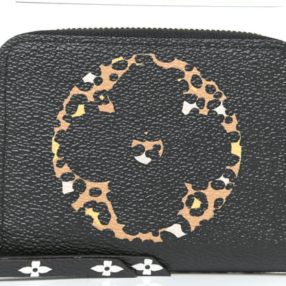 Louis Vuitton Monogram Giant Jungle Zippy Coin Purse Black 9 of 9