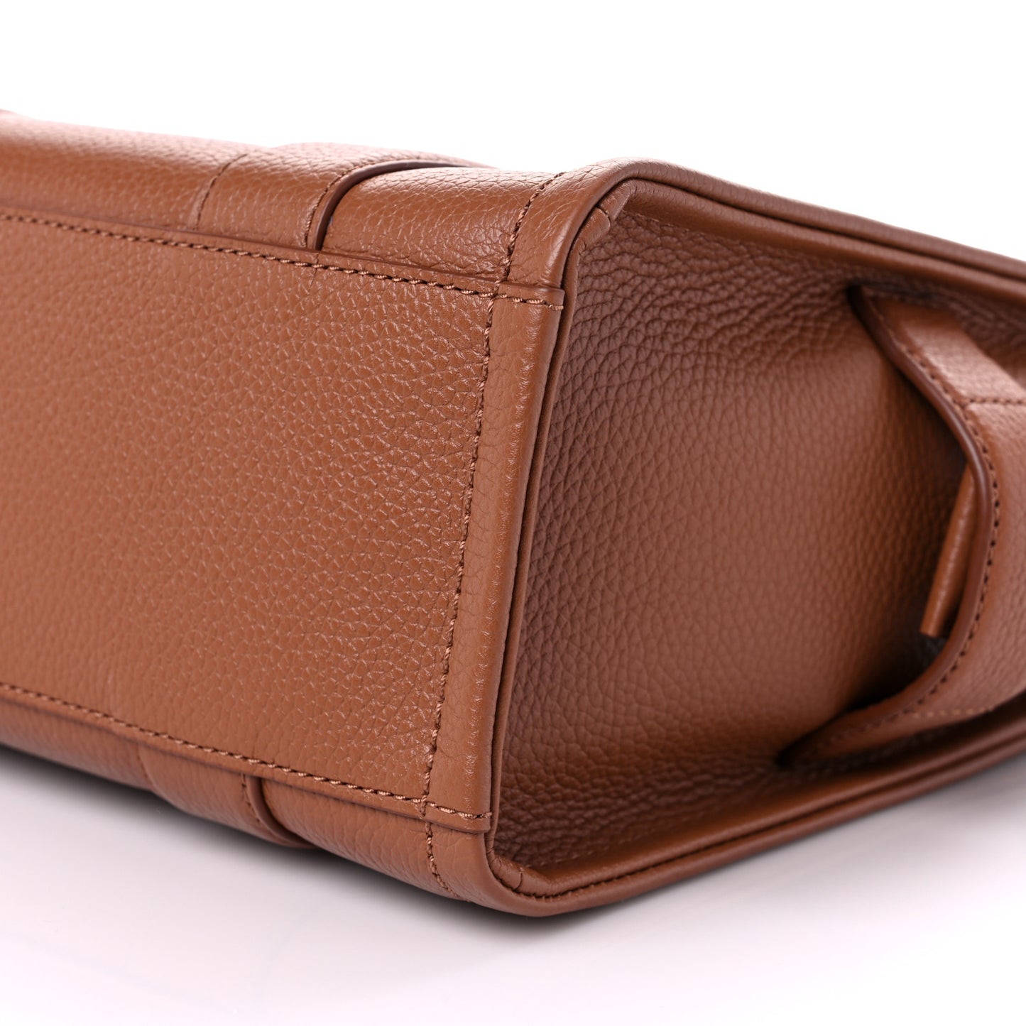 Grained Calfskin Small The Tote Bag Argan Oil
