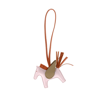 Hermes Milo Lambskin Grigri Rodeo Pegase Horse Bag Charm PM Mauve Pale Pain D'Epice Beige Marfa 1 of 5