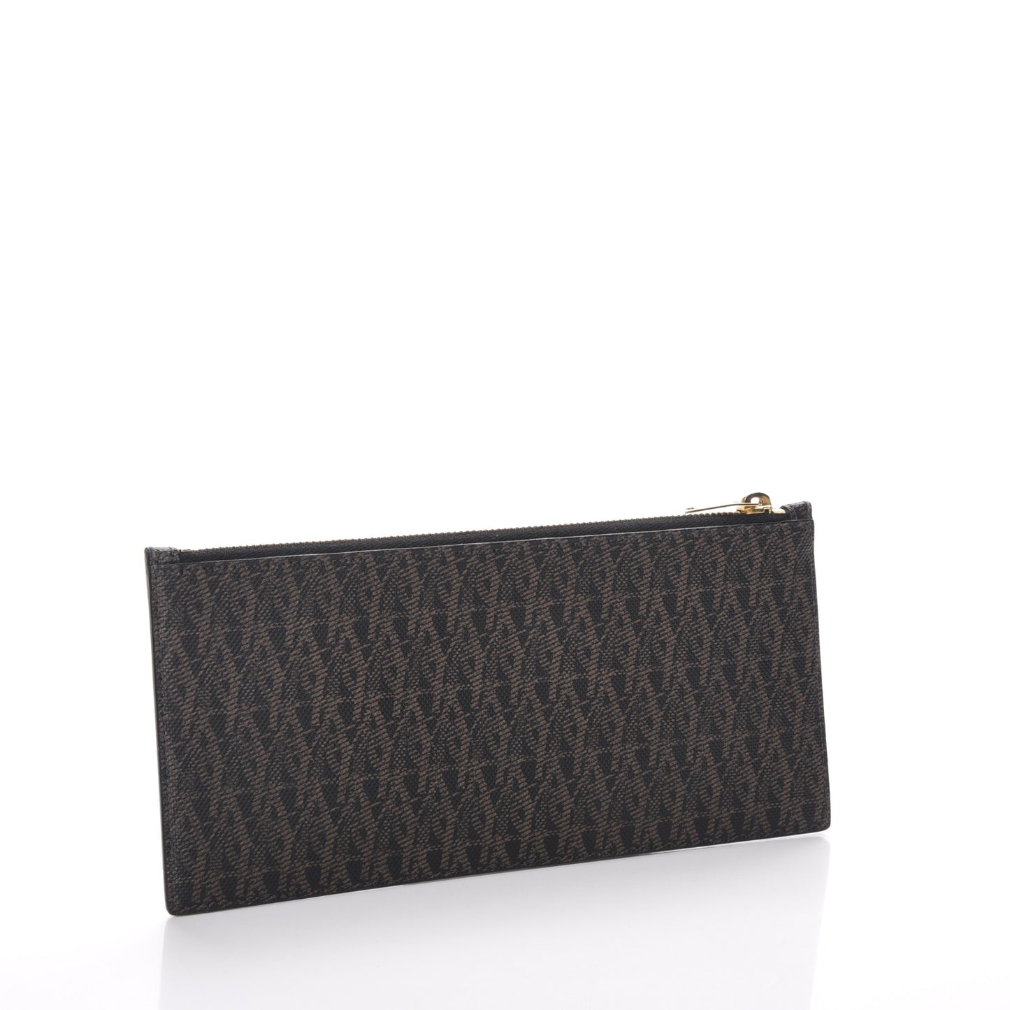 Classic Toile Monogram 4 Fragments Zip Pouch Black