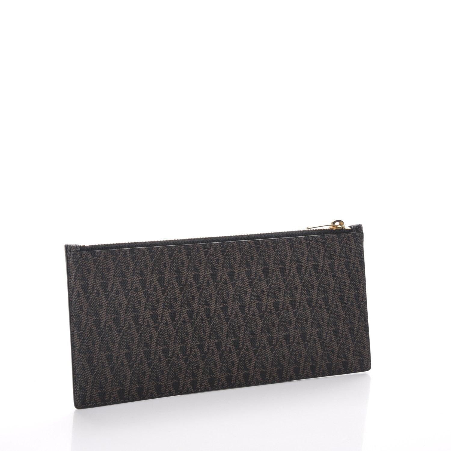 Saint Laurent Classic Toile Monogram 4 Fragments Zip Pouch Black 3 of 8