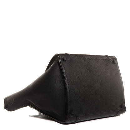 Celine Supple Calfskin Medium Phantom Luggage Black 4 of 8