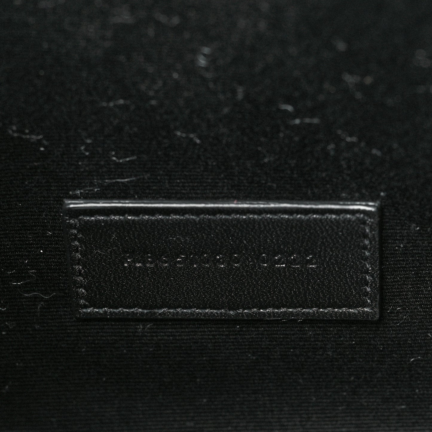 Grain De Poudre Textured Mixed Matelasse Triquilt Monogram Clutch Black