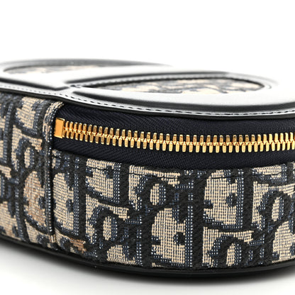 Christian Dior Oblique CD Signature Oval Crossbody Camera Bag Blue Multicolor 11 of 12