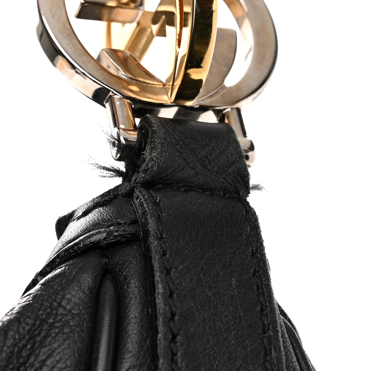 Gucci Guccissima Large GG Twins Hobo Black 9 of 11