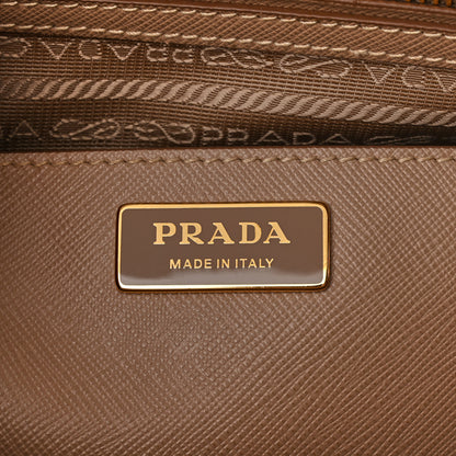 Prada Saffiano Lux Large Galleria Double Zip Tote Cammeo 6 of 10