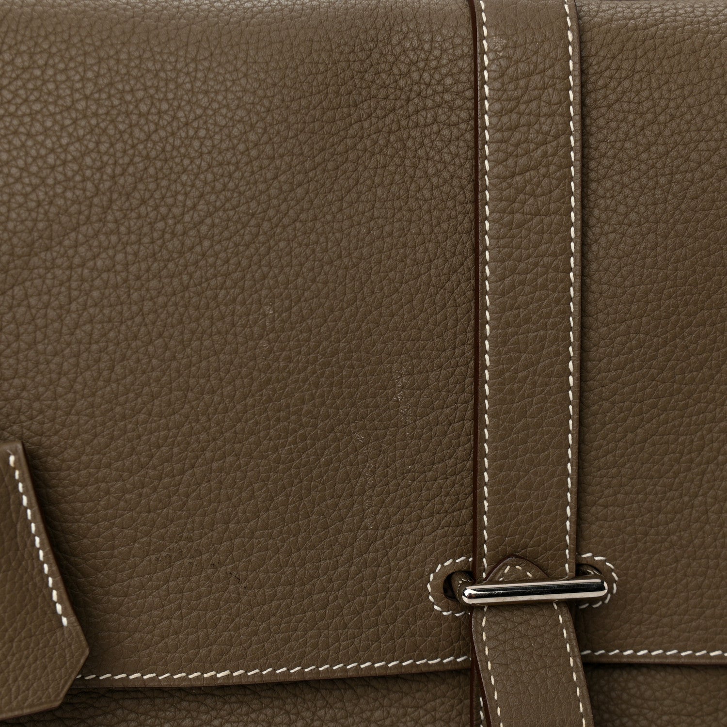 Hermes Taurillon Clemence Steve 45 Etoupe 10 of 11