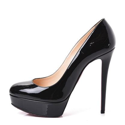 Christian Louboutin Patent Bianca 140 Pumps 37.5 Black 1 of 10