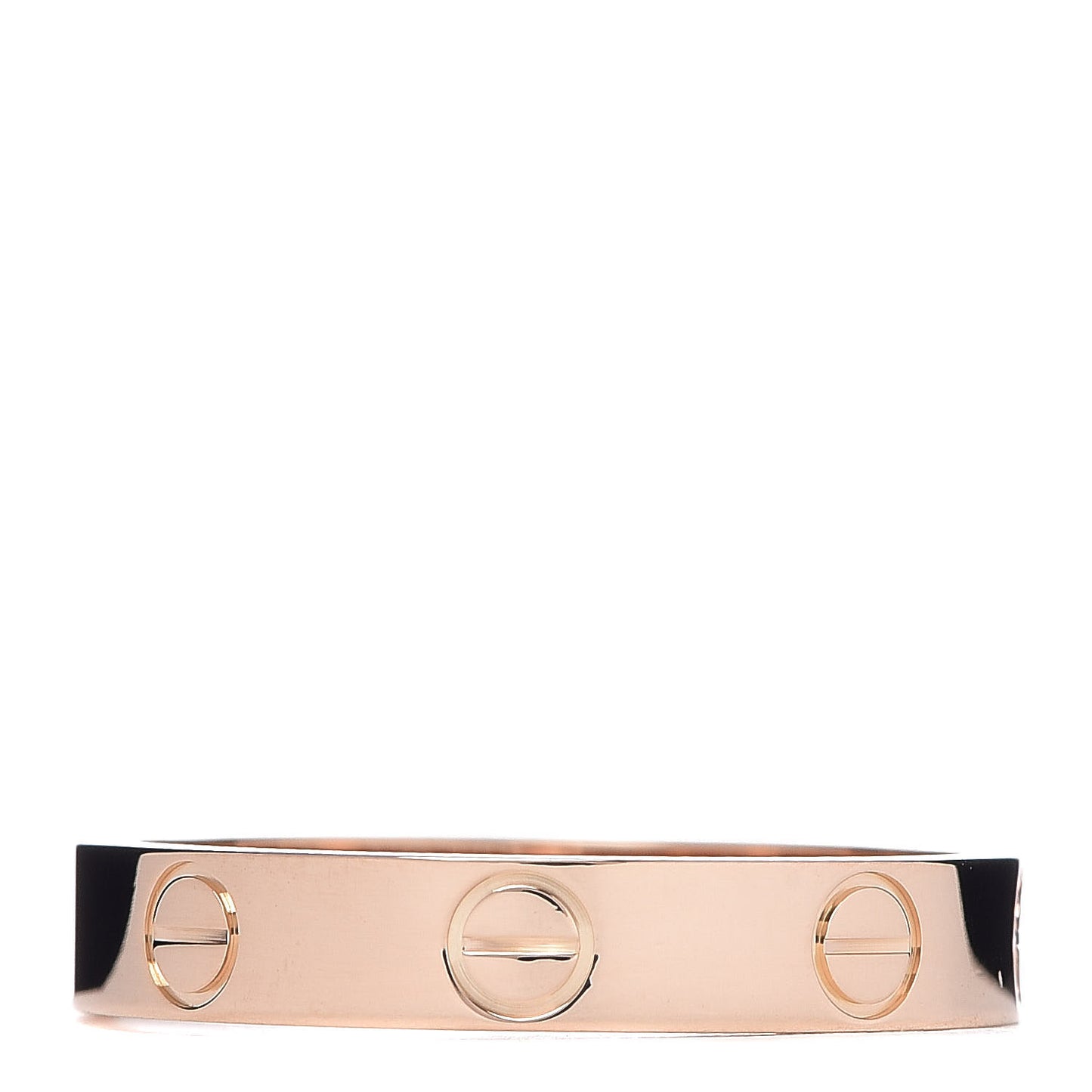 18K Pink Gold 3.5mm LOVE Wedding Band Ring 53 6.25