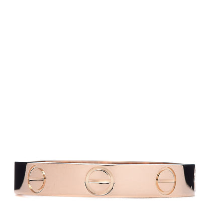 Cartier 18K Pink Gold 3.5mm LOVE Wedding Band Ring 53 6.25 1 of 4