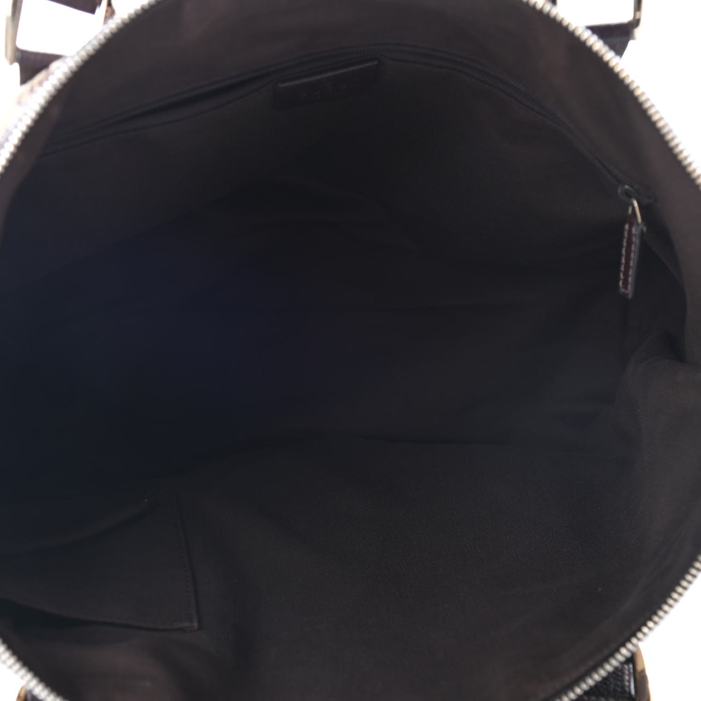 Monogram Medium Abbey Tote Dark Brown