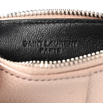 Saint Laurent Calfskin 5 Fragments Zip Pouch Card Holder 6 of 8