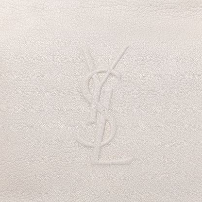 Saint Laurent Calfskin Small Lou Camera Bag Icy White 8 of 12