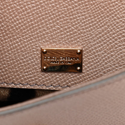 Dolce & Gabbana Dauphine Mini Miss Sicily Satchel Tortora Sand 5 of 7
