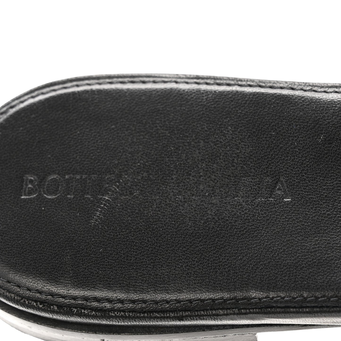 Nappa Maxi Intrecciato Lido Flat Sandals 38 Black