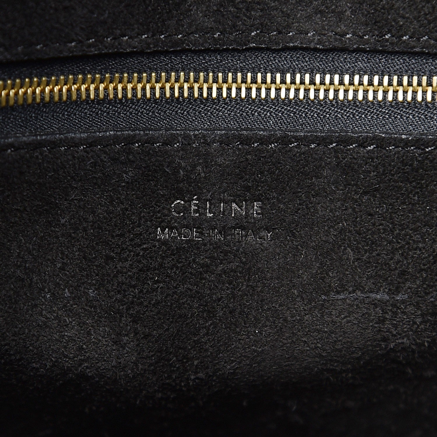 Celine Soft Grained Calfskin Sangle Bucket Bag Black 6 of 7
