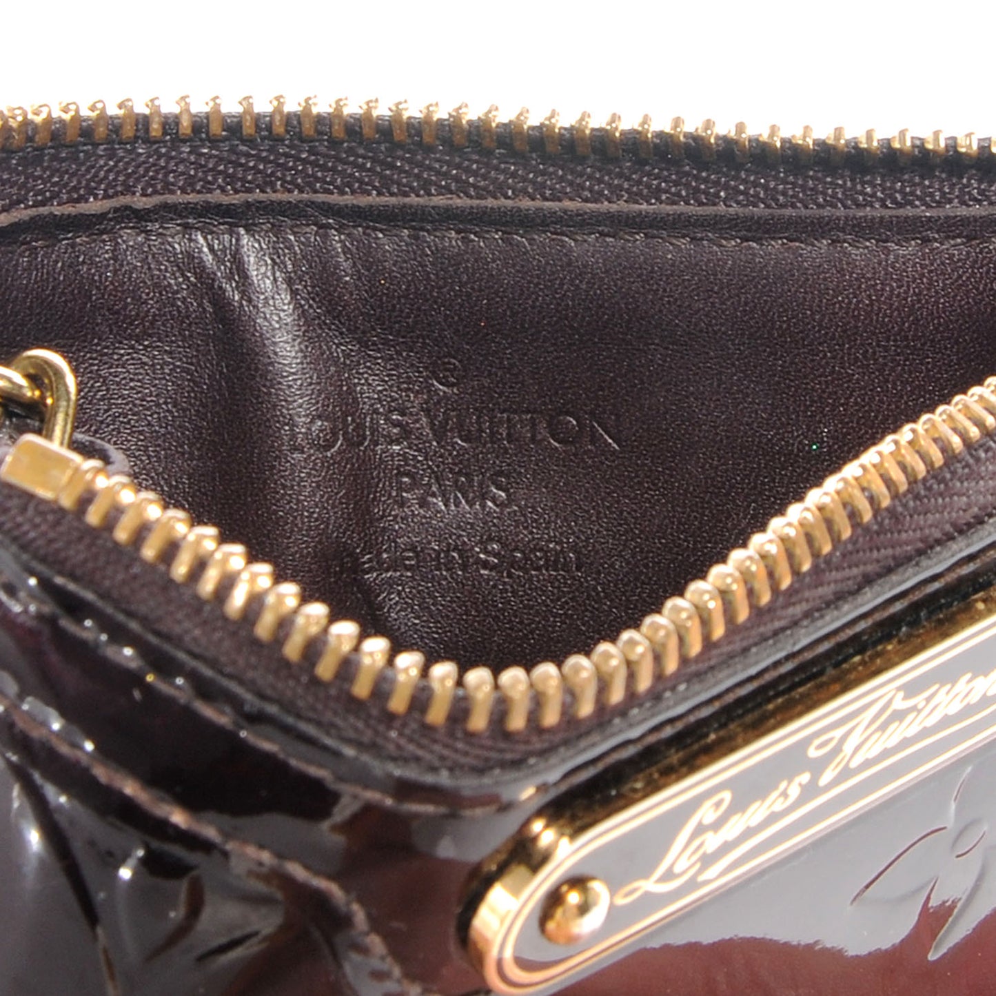 Vernis Key Pouch Amarante