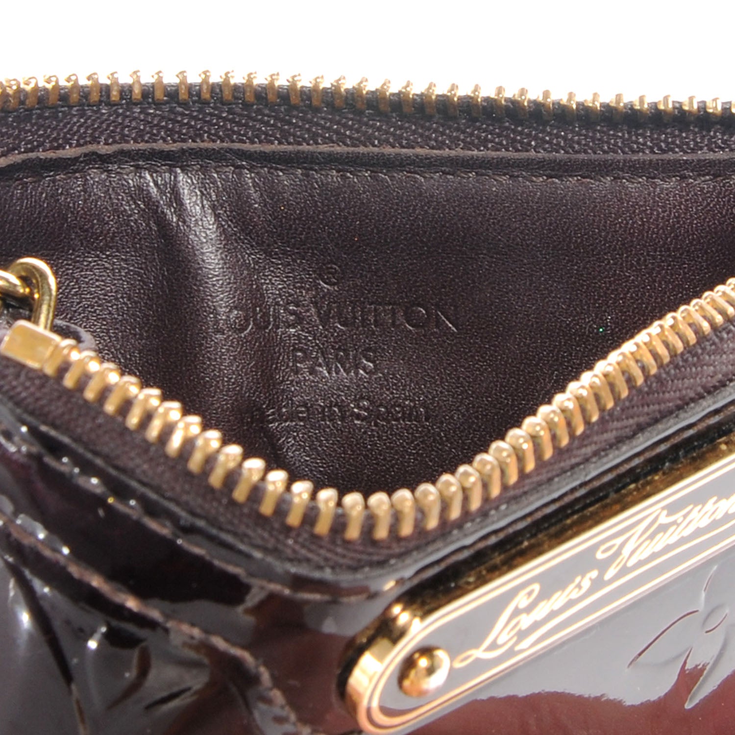 Louis Vuitton Vernis Key Pouch Amarante 6 of 7