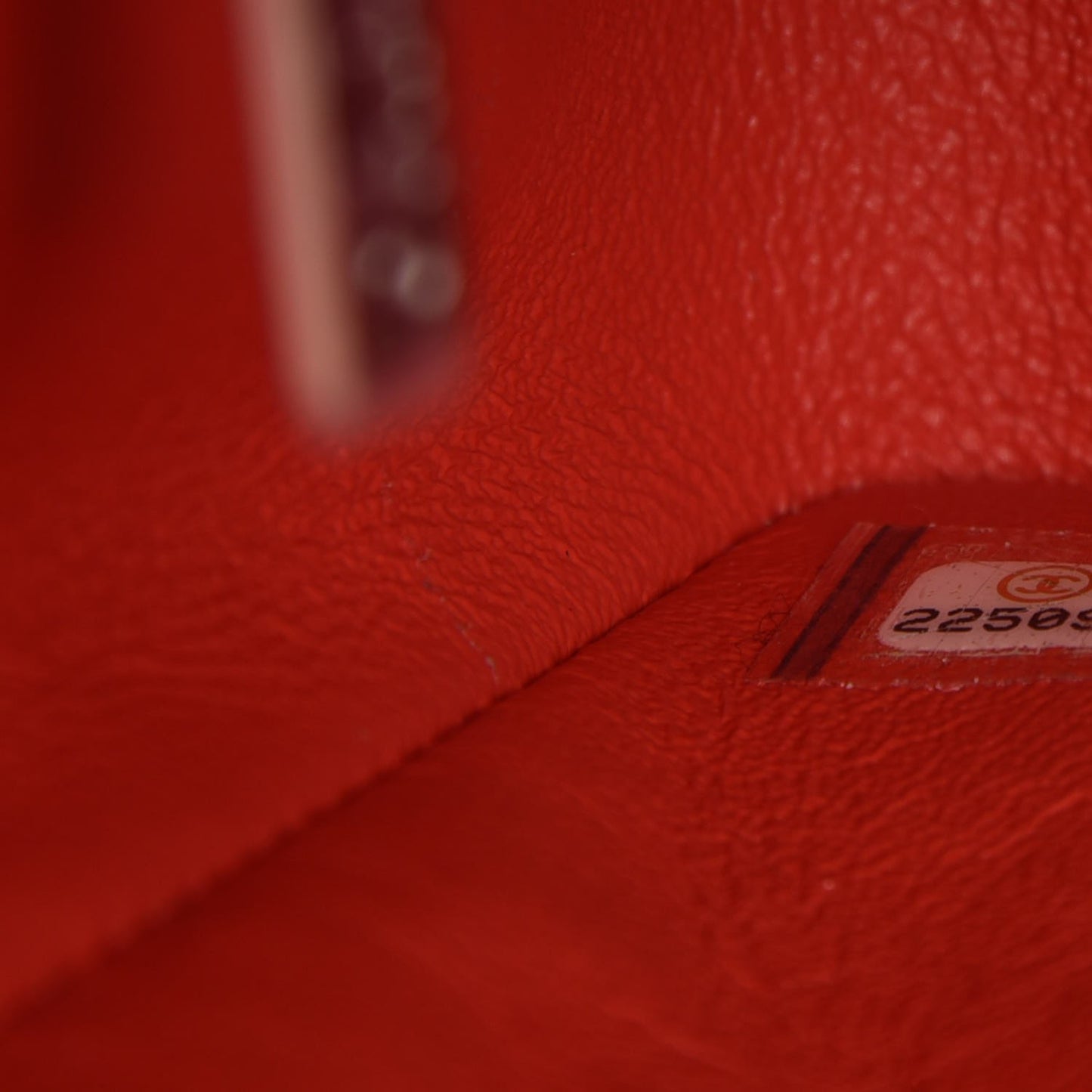 Lambskin Quilted Mini Square Flap Red