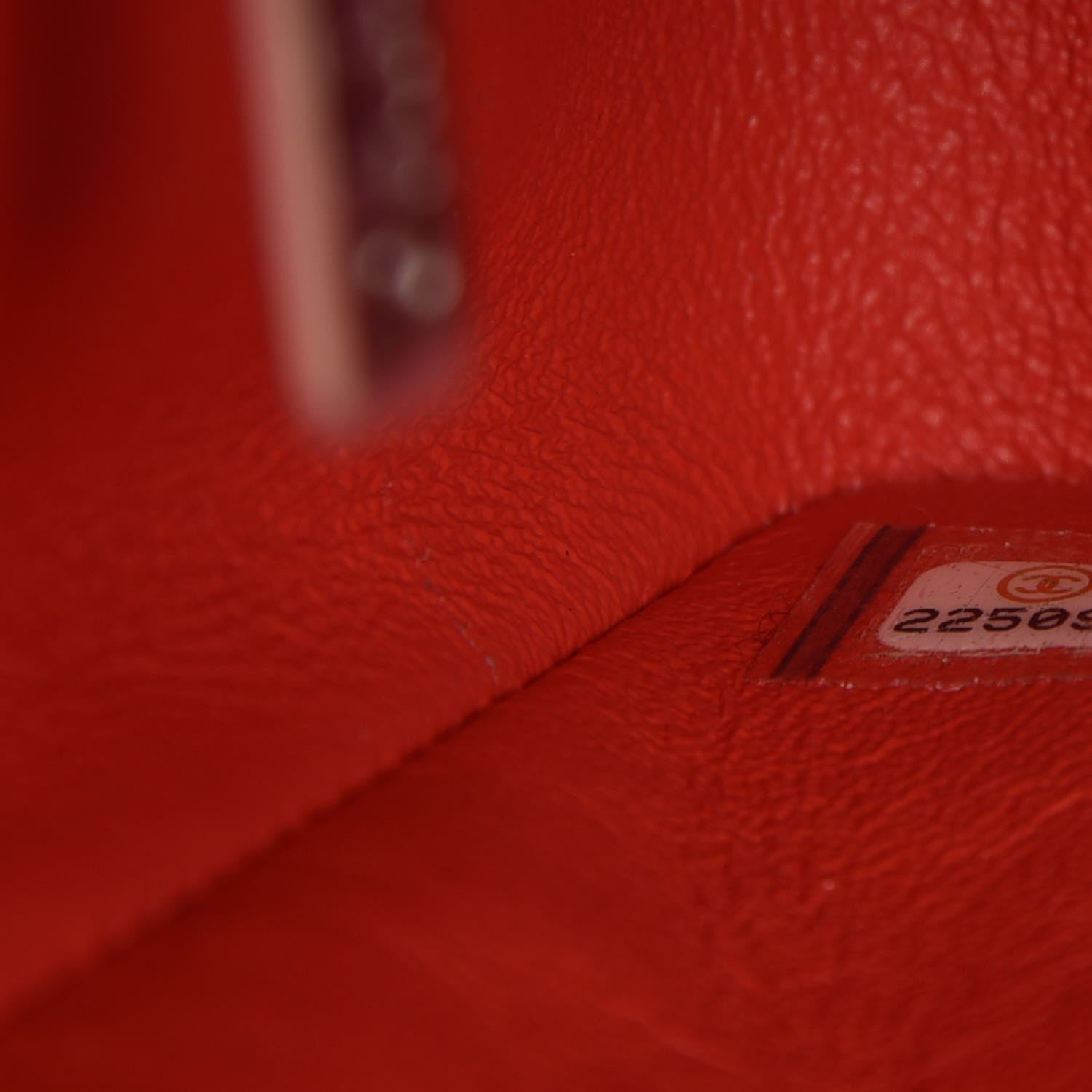 Chanel Lambskin Quilted Mini Square Flap Red 7 of 8
