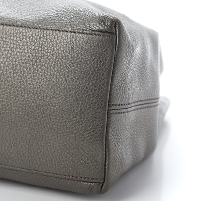 Gucci Metallic Pebbled Calfskin Medium Soho Chain Shoulder Bag Sasso 8 of 9