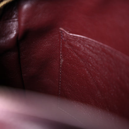 Chanel Caviar Chevron Quilted Tassel Camera Case Burgundy 14 of 16