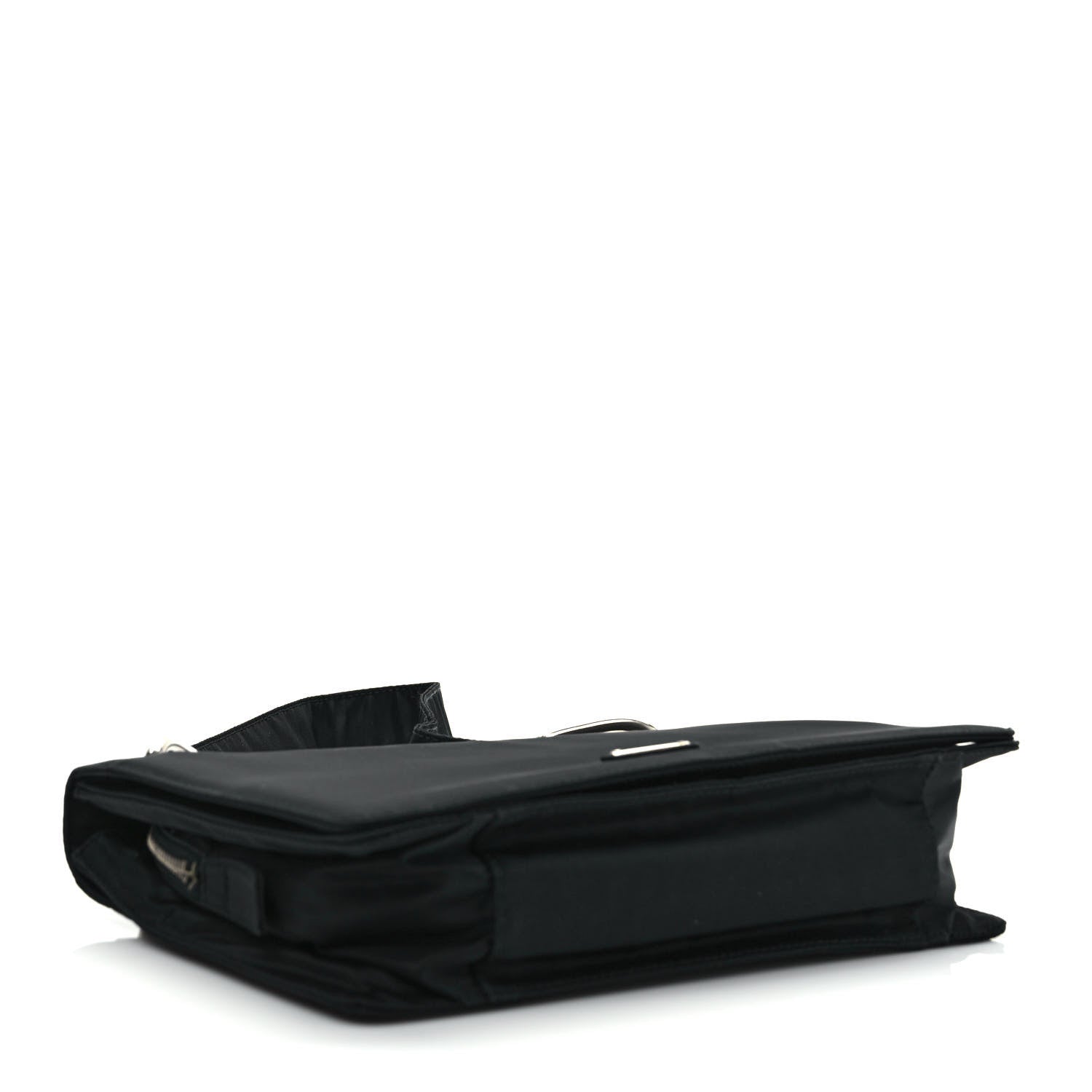 Prada Tessuto Nylon Flap Shoulder Bag Black 4 of 9