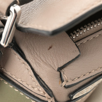 Loewe Calfskin Mini Puzzle Bag Sand Avocado Green 13 of 16