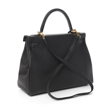 Hermes Togo Kelly Retourne 32 Black 2 of 10