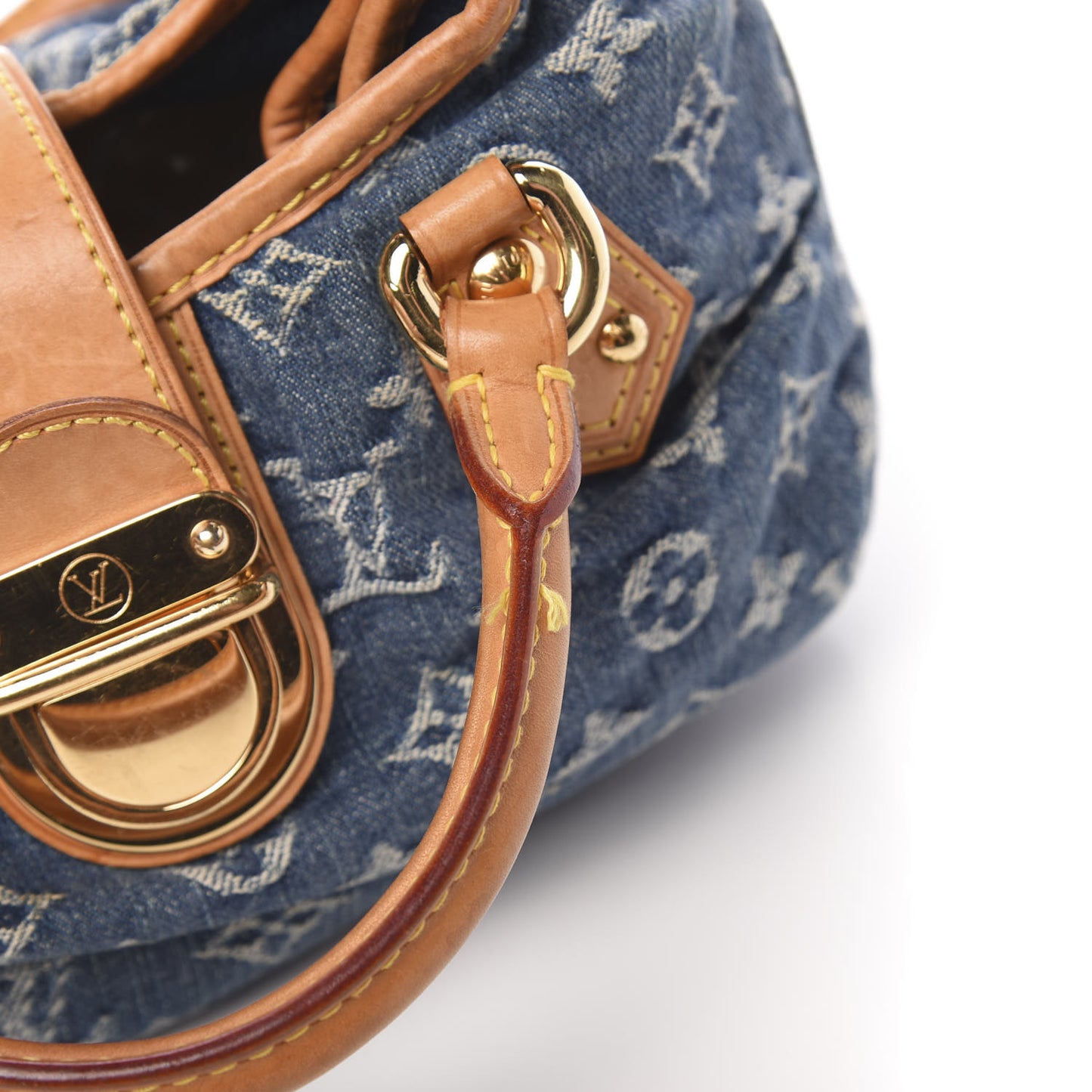 Monogram Denim Pleaty Blue