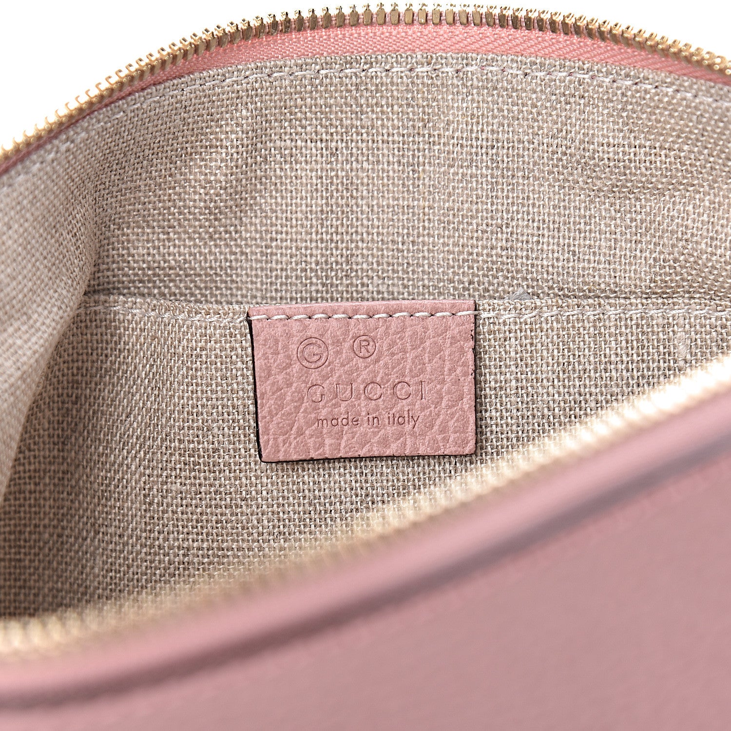 Gucci Calfskin Bamboo Clutch Pink 6 of 7