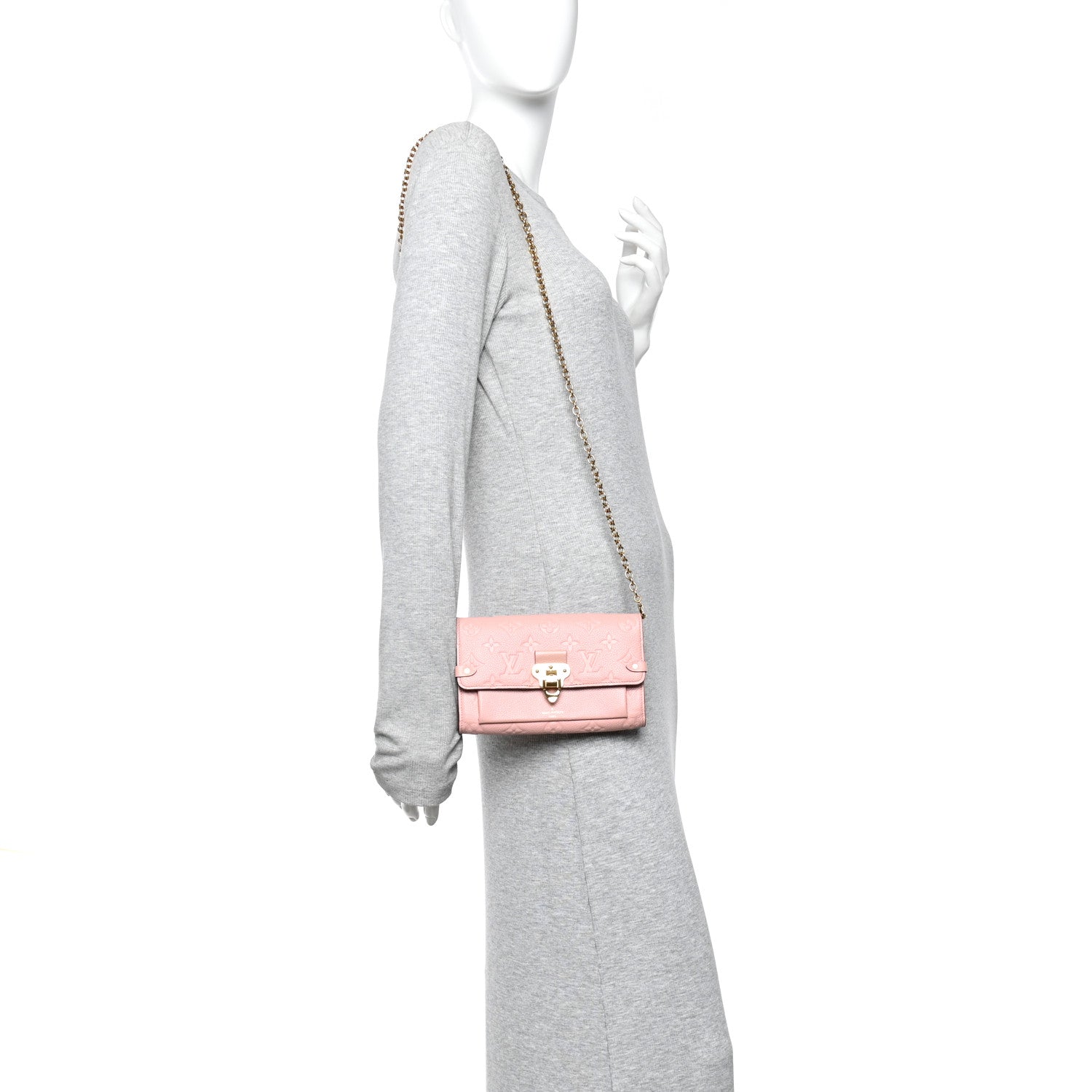 Louis Vuitton Empreinte Vavin Chain Wallet Rose Poudre 2 of 12