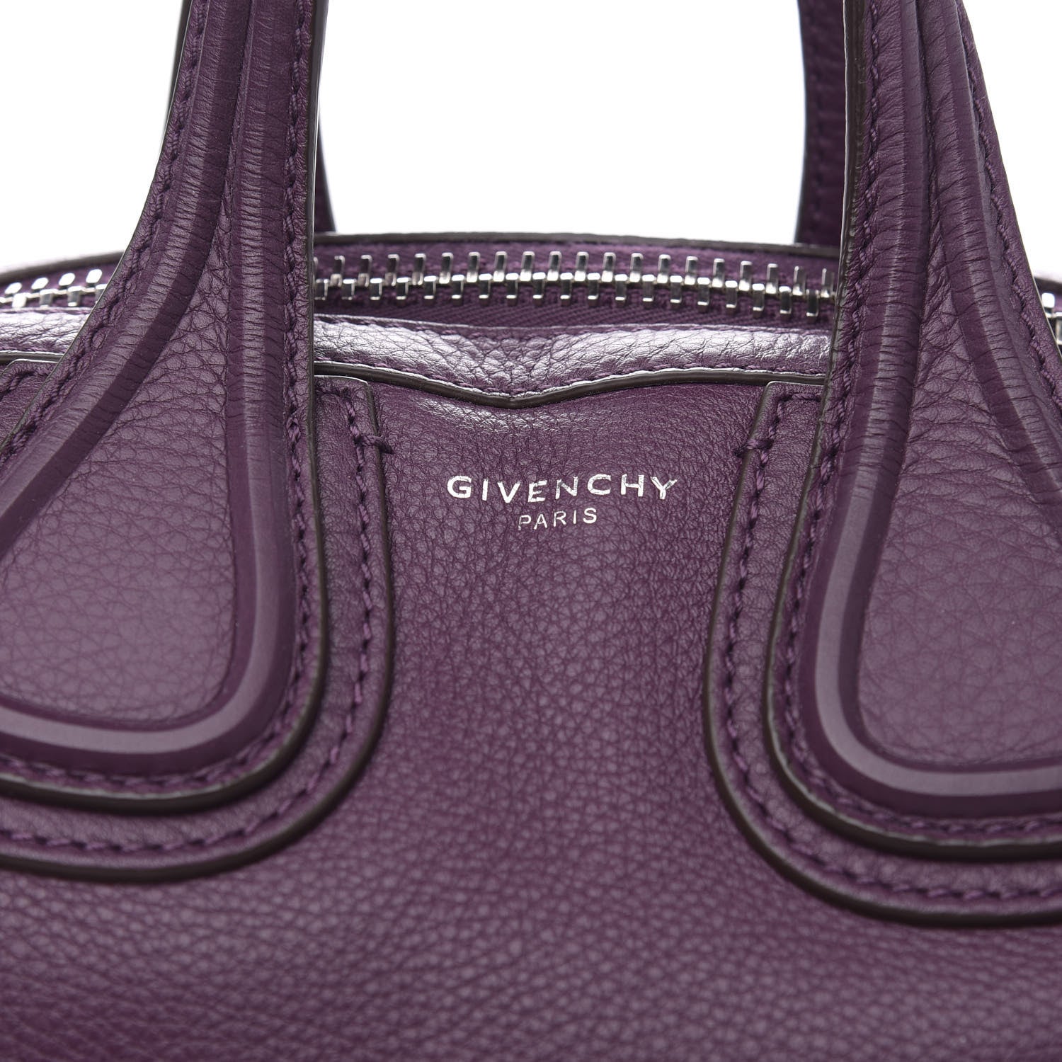 Givenchy Waxy Grained Calfskin Small Nightingale Purple 10 of 10