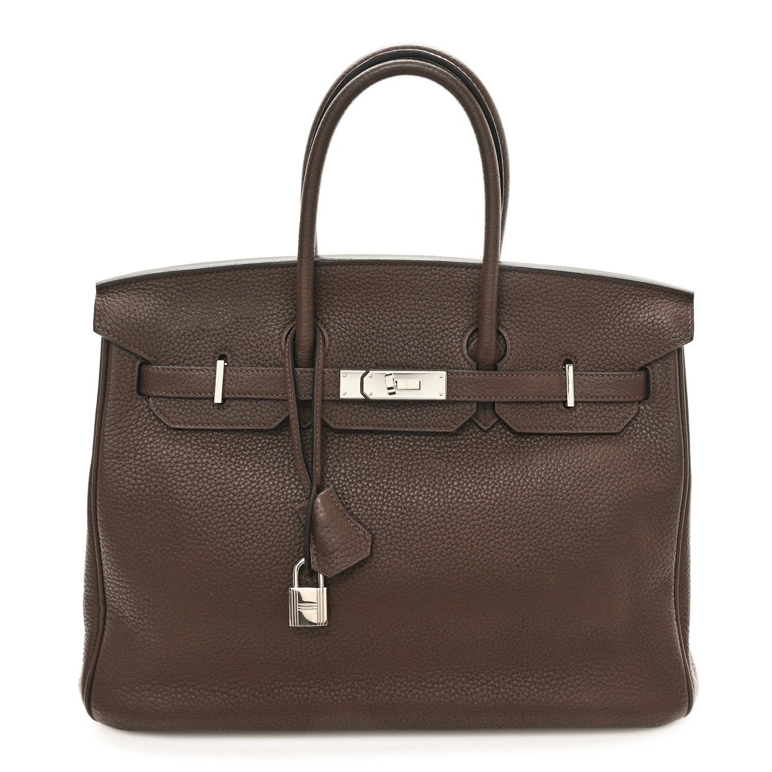 Hermes Taurillon Clemence Birkin 35 Cafe 1 of 12