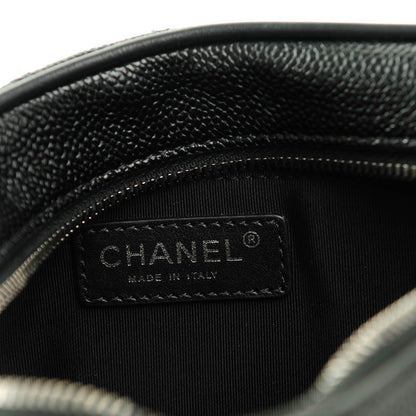 Chanel Caviar Quilted Medium Business Trip Camera Case Black 6 of 7