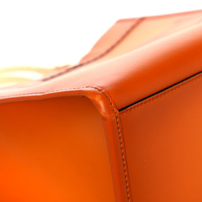 Fendi Vitello King Tamponato Plexiglass Medium Fendi Sunshine Shopper Tote Clementine 8 of 18