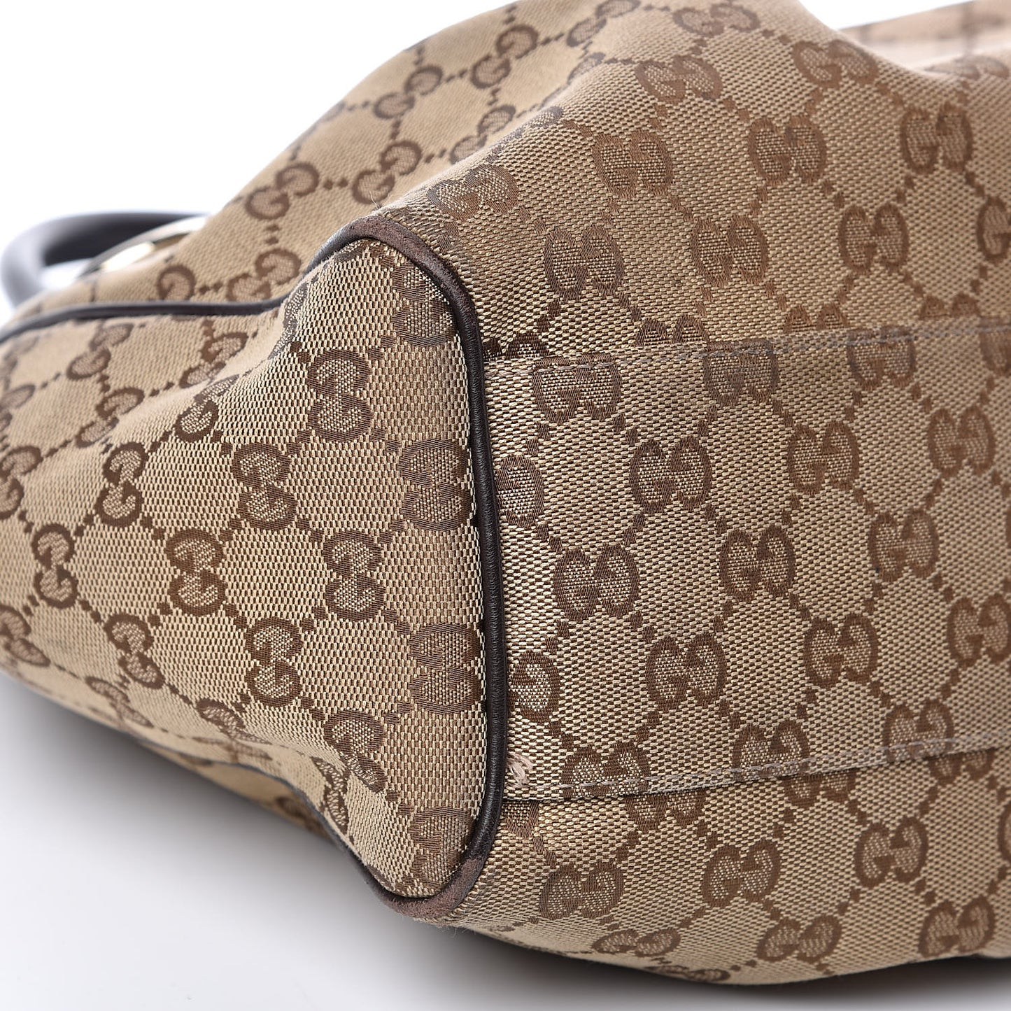Monogram Medium Sukey Tote Beige Ebony Black