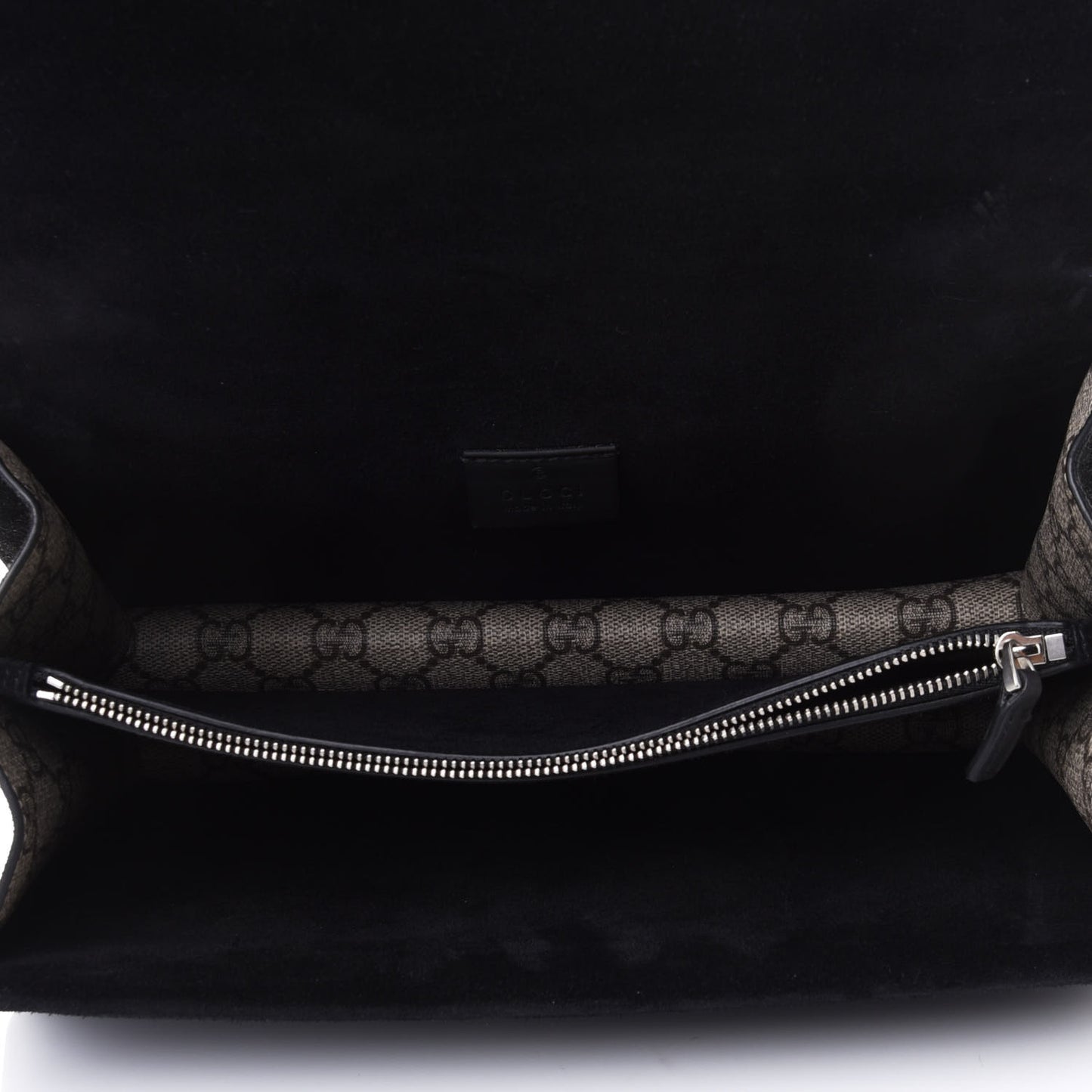 GG Supreme Monogram Small Dionysus Shoulder Bag Black