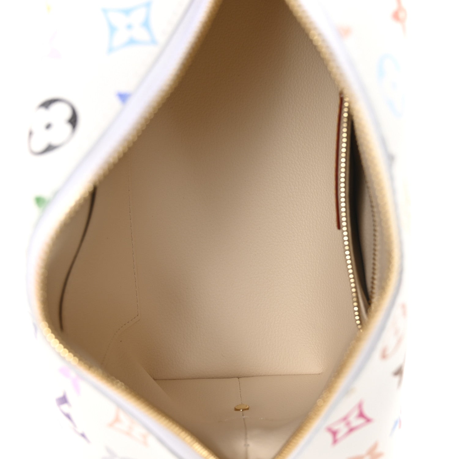 Louis Vuitton LV x TM Monogram Multicolor Cosmetic Pouch GM White 5 of 7