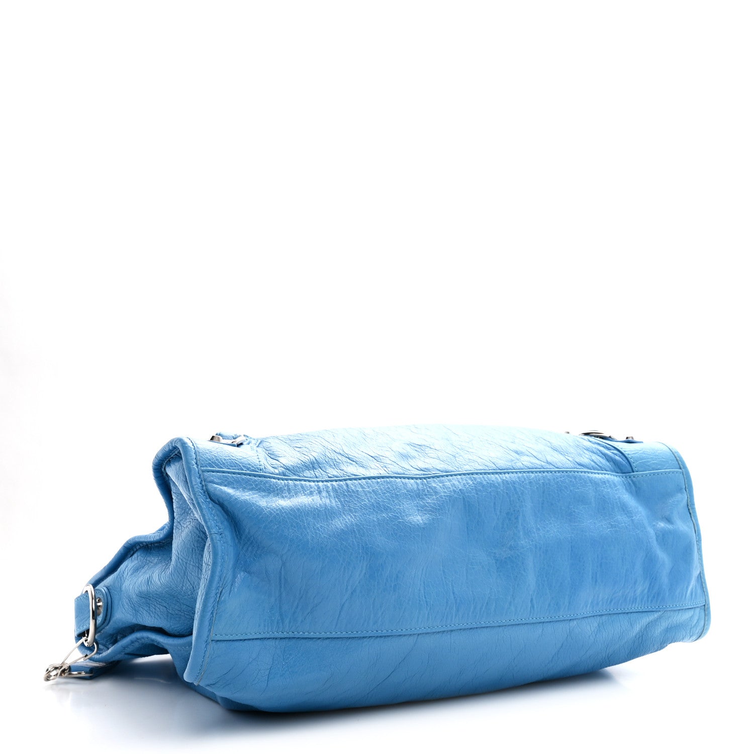 Balenciaga Agneau Classic Silver Hardware City Bleu Azur Clair 5 of 11