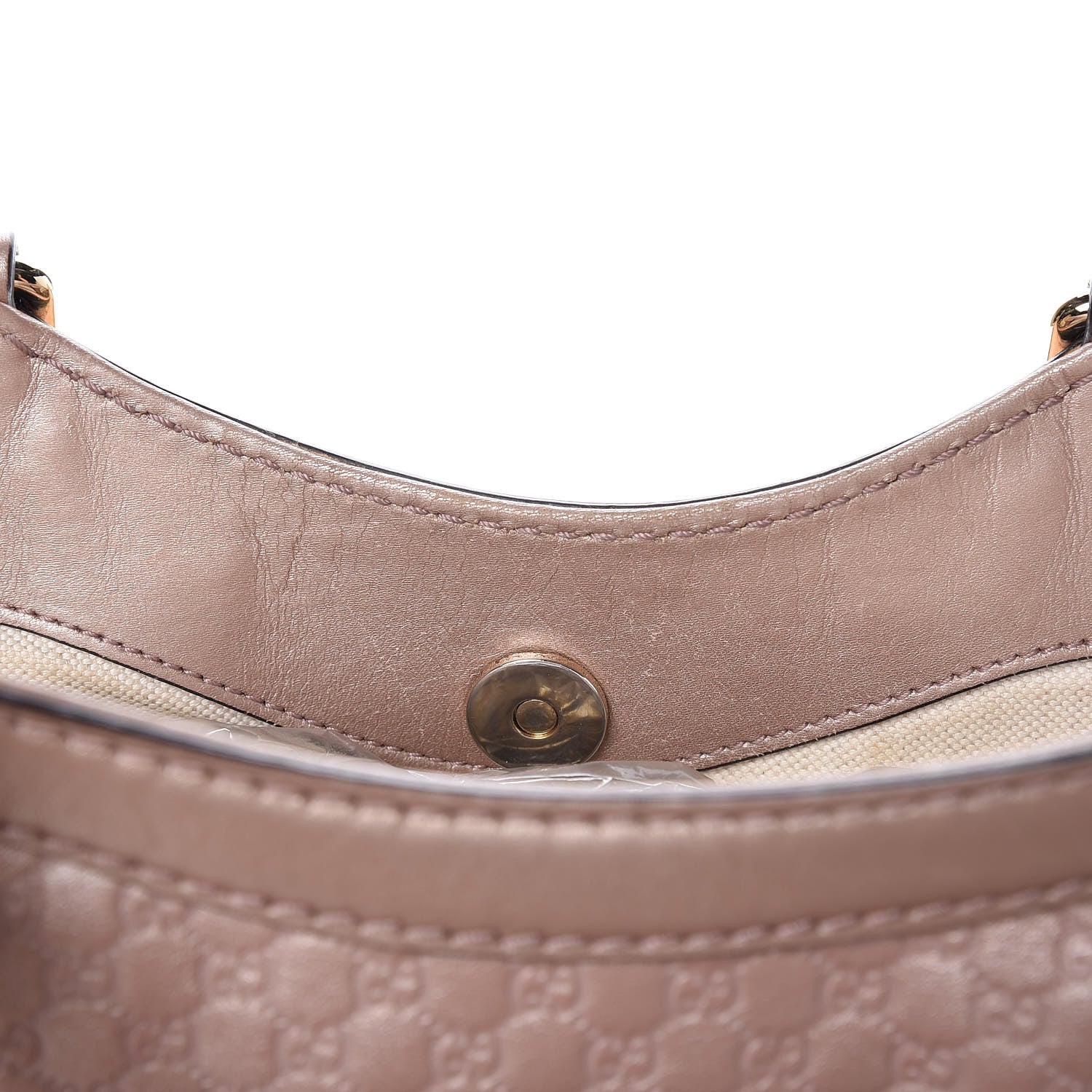 Gucci Metallic Microguccissima Medium Sukey Tote Dark Cipria 12 of 19