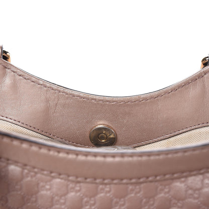 Gucci Metallic Microguccissima Medium Sukey Tote Dark Cipria 12 of 19