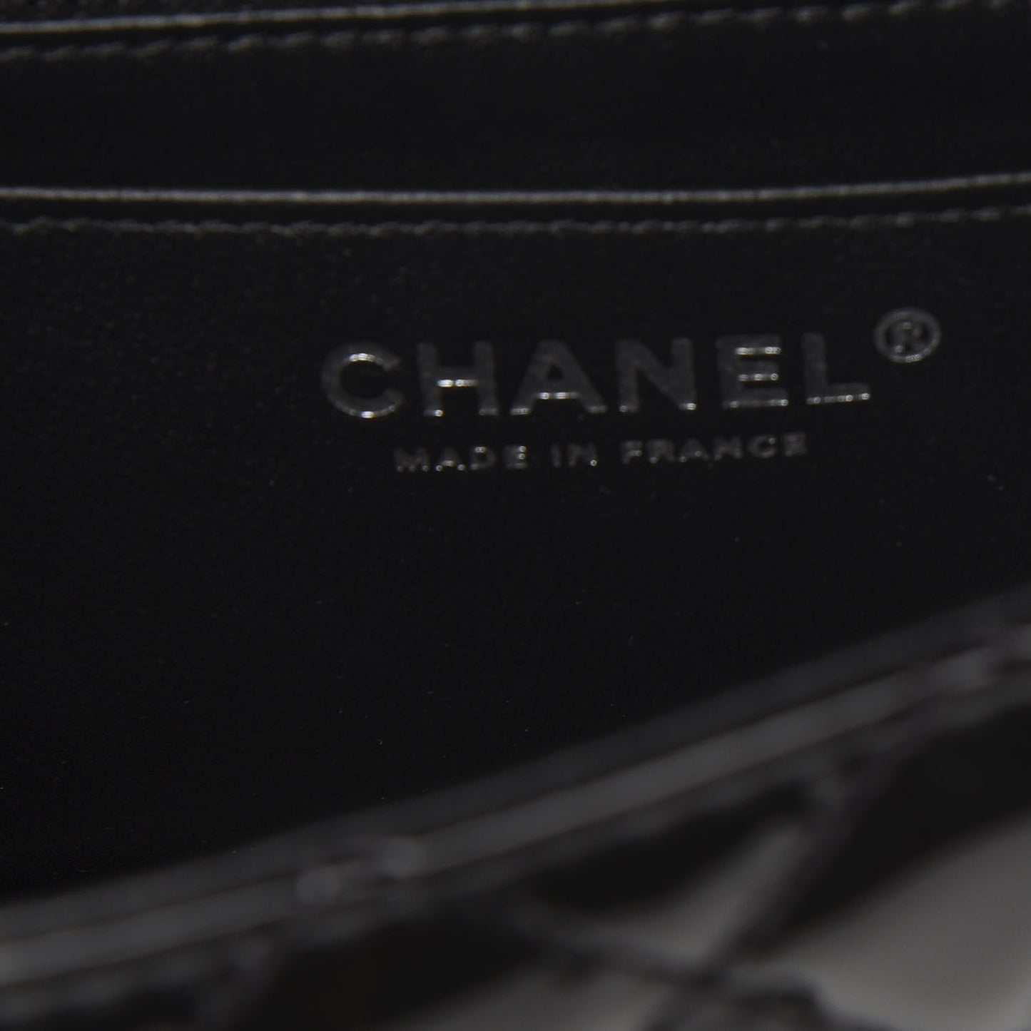 Patent Calfskin Quilted 2.55 Reissue Mini Flap So Black